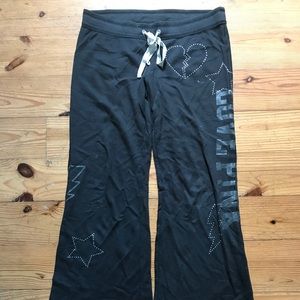 PINK sequence sweat pants